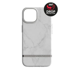 Richmond & Finch Freedom Series One-Piece Apple iPhone 14 White Marble