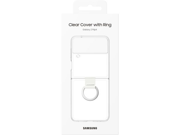 EF-OF721CTEGWW Samsung Clear Cover with Ring Galaxy Z Flip4 Clear