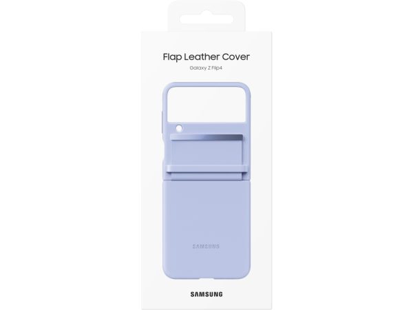 EF-VF721LLEGWW Samsung Flap Leather Cover Galaxy Z Flip4 Serene Purple