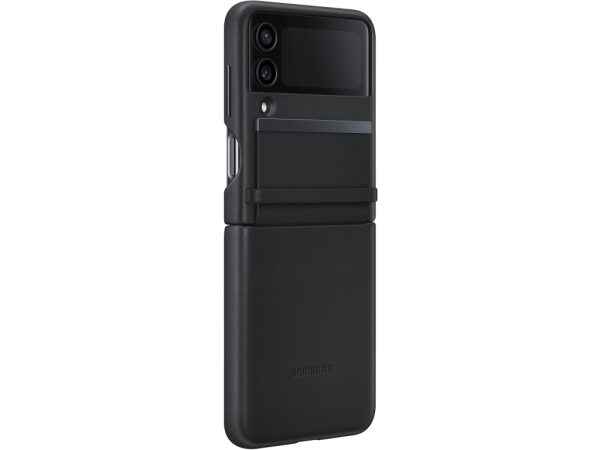 EF-VF721LBEGWW Samsung Flap Leather Cover Galaxy Z Flip4 Black