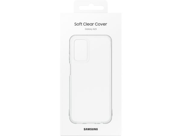 EF-QA235TTEGWW Samsung Soft Clear Cover Galaxy A23 5G Transparent