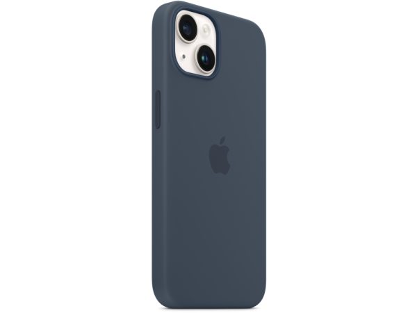 MPRV3ZM/A Apple Silicone Case with MagSafe iPhone 14 Storm Blue