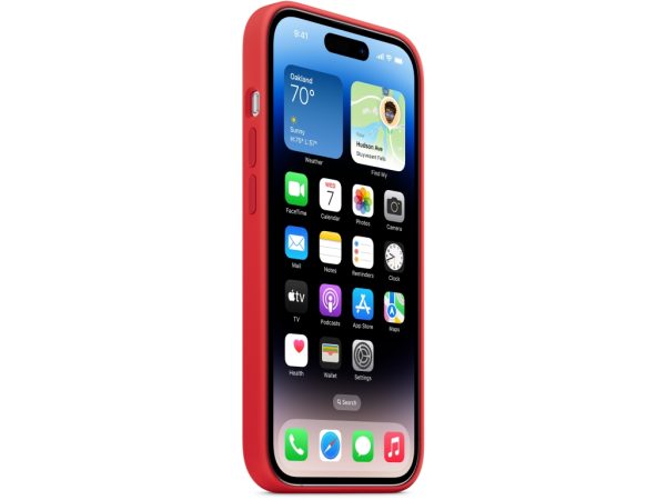 MPTG3ZM/A Apple Silicone Case with MagSafe iPhone 14 Pro (PRODUCT) Red