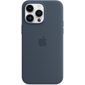 MPTQ3ZM/A Apple Silicone Case with MagSafe iPhone 14 Pro Max Storm Blue