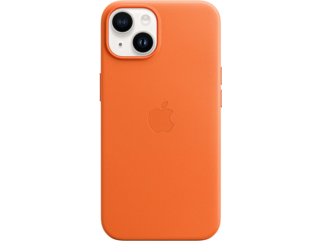 MPP83ZM/A Apple Leather Case with MagSafe iPhone 14 Orange