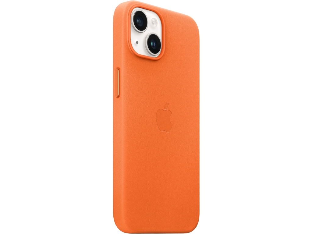 MPP83ZM/A Apple Leather Case with MagSafe iPhone 14 Orange