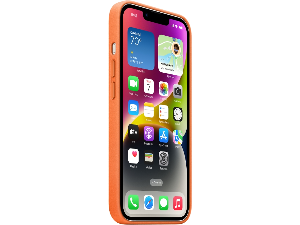MPP83ZM/A Apple Leather Case with MagSafe iPhone 14 Orange