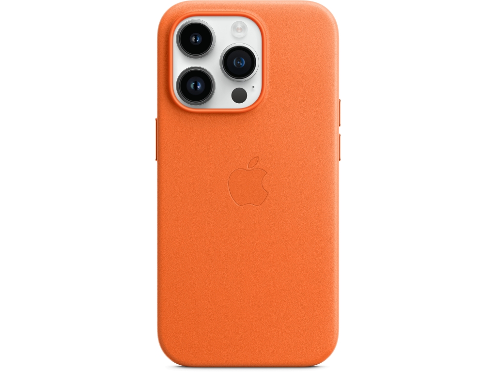 MPPL3ZM/A Apple Leather Case with MagSafe iPhone 14 Pro Orange