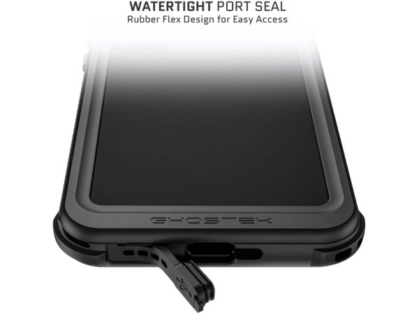 Ghostek Nautical Waterproof Case + Belt Swivel Holster Samsung Galaxy S23+ 5G Black
