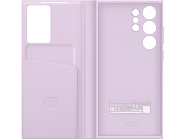 EF-ZS918CVEGWW Samsung Smart Clear View Cover Galaxy S23 Ultra 5G Lavender