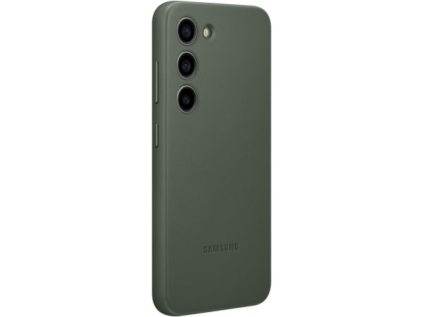 EF-VS911LGEGWW Samsung Leather Cover Galaxy S23 5G Green