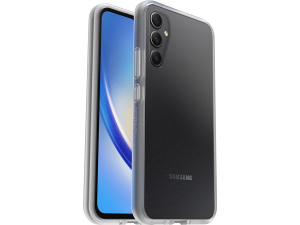 OtterBox React Series Samsung Galaxy A34 5G Clear