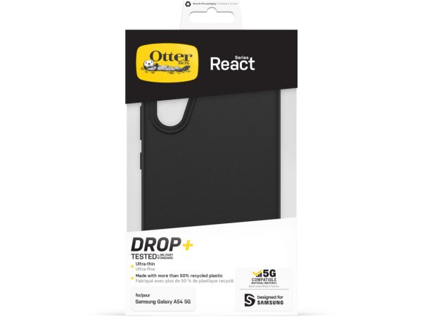 OtterBox React Series Samsung Galaxy A54 5G Black