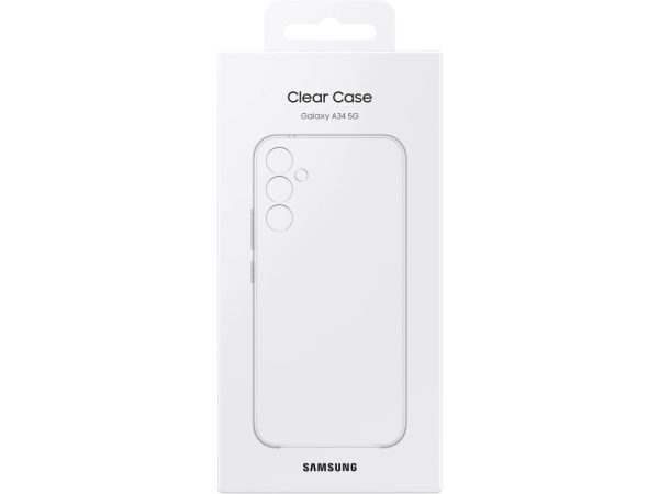 EF-QA346CTEGWW Samsung Clear Case Galaxy A34 5G Transparent