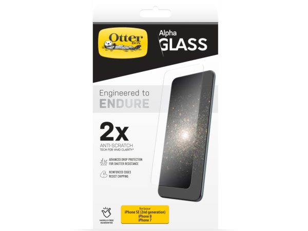 OtterBox Alpha Glass Screen Protector Apple iPhone 7/8/SE (2020/2022)