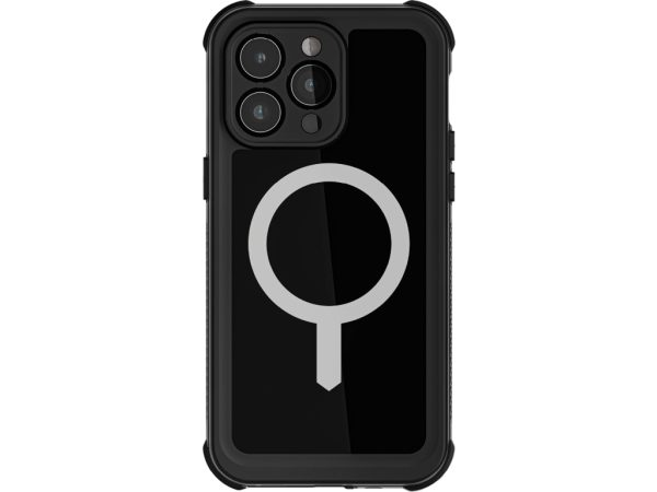Ghostek Nautical Waterproof MagSafe Case + Belt Swivel Holster Apple iPhone 15 Pro Max Black