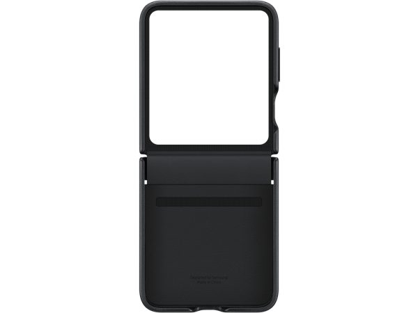 EF-VF731PBEGWW Samsung Flap Vegan Leather Case Galaxy Z Flip5 Black