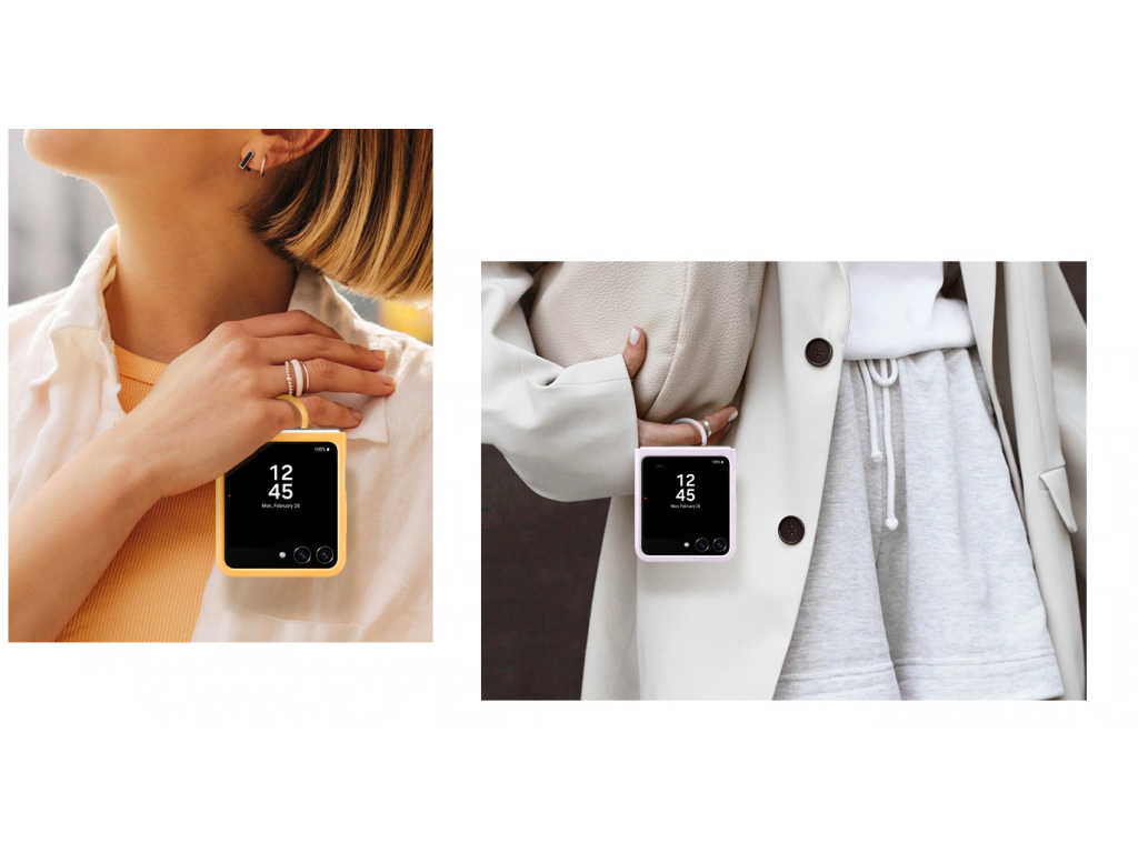 EF-PF731TVEGWW Samsung Silicone Cover with Ring Galaxy Z Flip5 Lavender