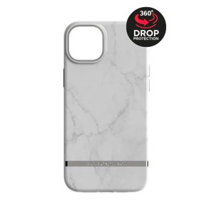 Richmond & Finch Freedom Series One-Piece Apple iPhone 14 Plus White Marble