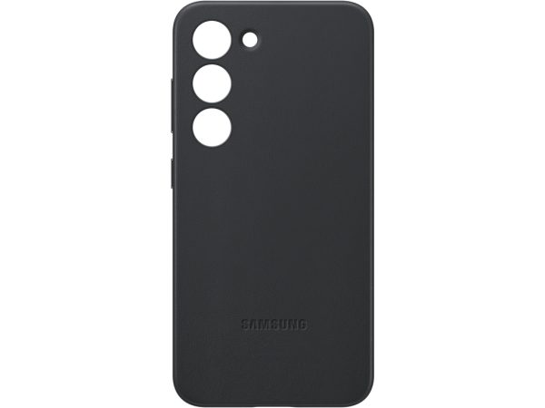 EF-VS911LBEGWW Samsung Leather Cover Galaxy S23 5G Black