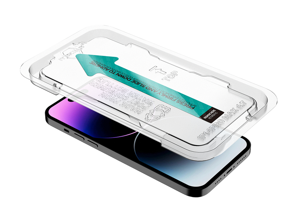 ITSKINS Supreme Glass Screen Protector with Alignment Tool Apple iPhone 14 Pro Max Clear