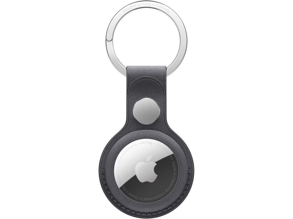 MT2H3ZM/A Apple Airtag FineWoven Key Ring Black