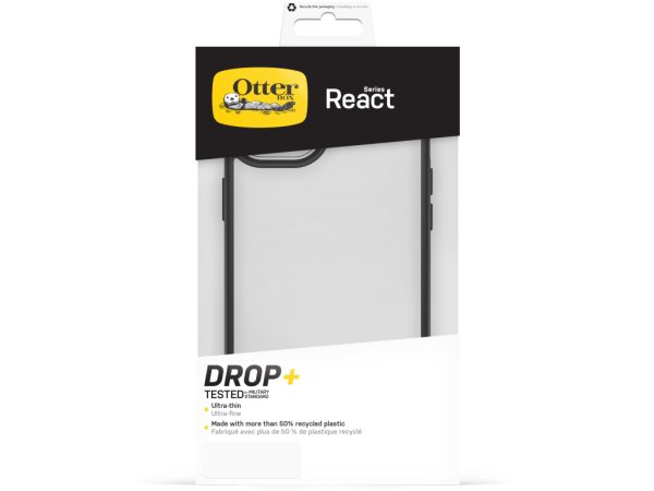 OtterBox React Series Apple iPhone 14 Plus/15 Plus Clear/Black
