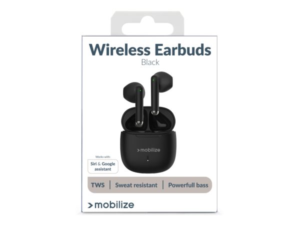 Mobilize TWS Earbuds Black