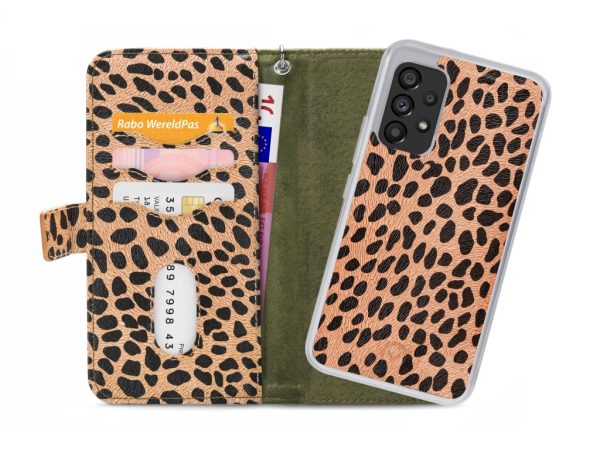 Mobilize 2in1 Magnet Zipper Case Samsung Galaxy A53 5G Olive/Leopard