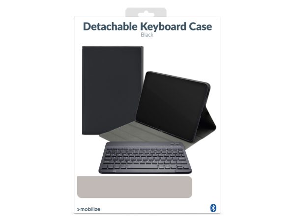 Mobilize Detachable Bluetooth Keyboard Case Samsung Galaxy Tab S9+/S9 FE+ 12.4 Black QWERTY