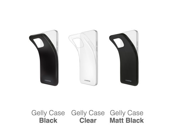 Mobilize Rubber Gelly Case Samsung Galaxy A25 5G Matt Black