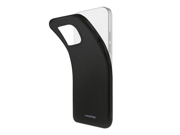 Mobilize Rubber Gelly Case OnePlus 12R Matt Black
