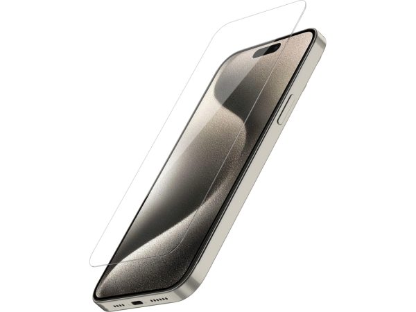 ITSKINS Supreme Glass Screen Protector with Alignment Tool Apple iPhone 15 Pro Clear
