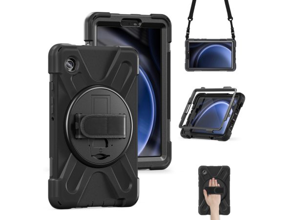 Xccess Survivor All-round Case Samsung Galaxy Tab A9 8.7 Black (Screenless)