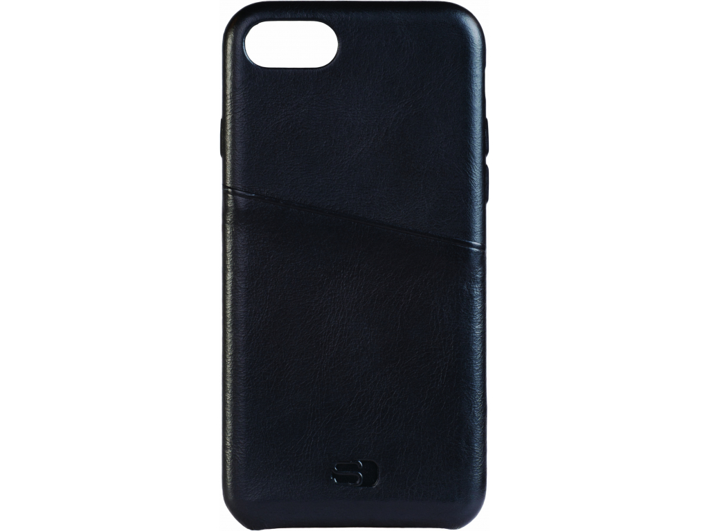 Senza Pure Leather Cover with Card Slot Apple iPhone 7/8/SE (2020/2022) Deep Black