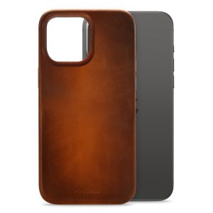 Mobilize Magsafe Compatible Premium Leather Case Apple iPhone 15 Pro Max Burned Cognac