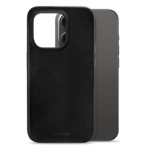 Mobilize Magsafe Compatible Premium Leather Case Apple iPhone 15 Pro Black