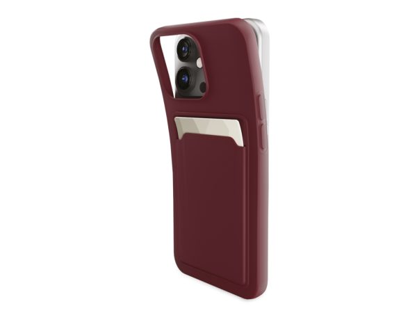 Mobilize Rubber Gelly Card Case Samsung Galaxy S24 Ultra 5G Matt Bordeaux