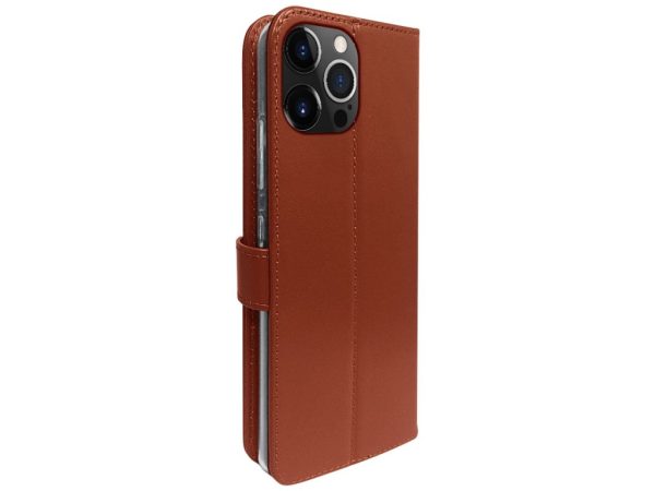 Valenta Book Case Gel Skin Apple iPhone 14 Pro Max Brown