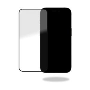 Striker Full Glue Ballistic Glass Screen Protector for Apple iPhone 15 Pro Black