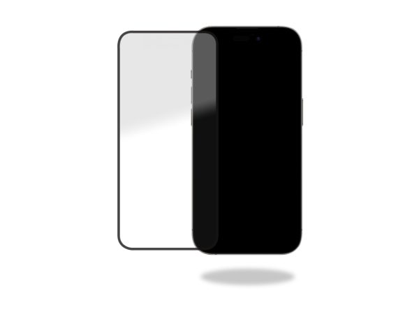 Striker Full Glue Ballistic Glass Screen Protector for Apple iPhone 15 Pro Black
