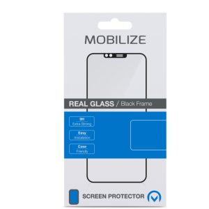 Mobilize Glass Screen Protector - Black Frame - Xiaomi Poco X5 5G