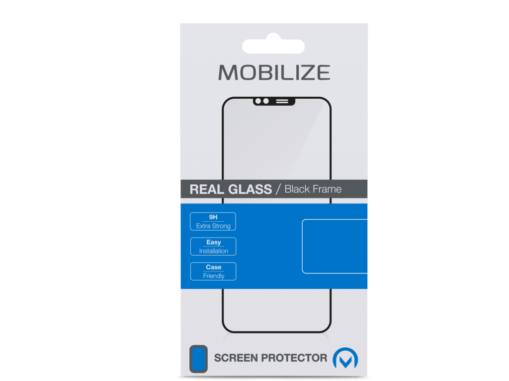 Mobilize Glass Screen Protector - Black Frame - Xiaomi Poco X5 5G