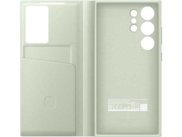 EF-ZS928CGEGWW Samsung Smart View Wallet Case Galaxy S24 Ultra 5G Light Green
