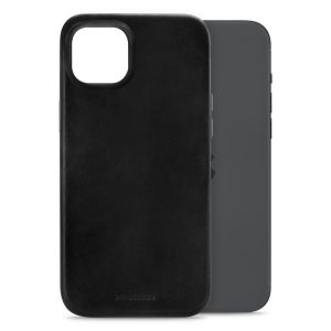 Mobilize Magsafe Compatible Premium Leather Case Apple iPhone 15 Plus Black