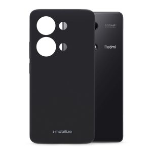 Mobilize Rubber Gelly Case Xiaomi Poco M6 Pro 4G/Redmi Note 13 Pro 4G Matt Black