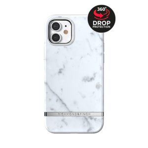 Richmond & Finch Freedom Series One-Piece Apple iPhone 12/12 Pro White Marble