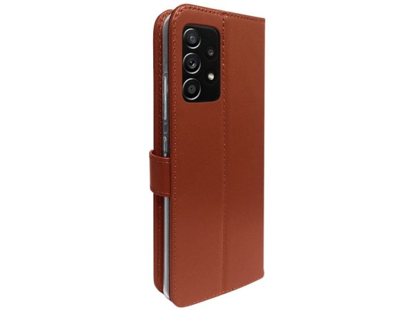 Valenta Book Case Gel Skin Samsung Galaxy A33 5G Brown