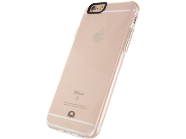 Mobilize Deluxe Gelly Case Apple iPhone 6/6S Clear Rose Gold Button