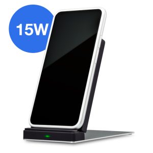 Mobilize Wireless Fast Charger Foldable 5W/7.5W/10W/15W PU Leather Black